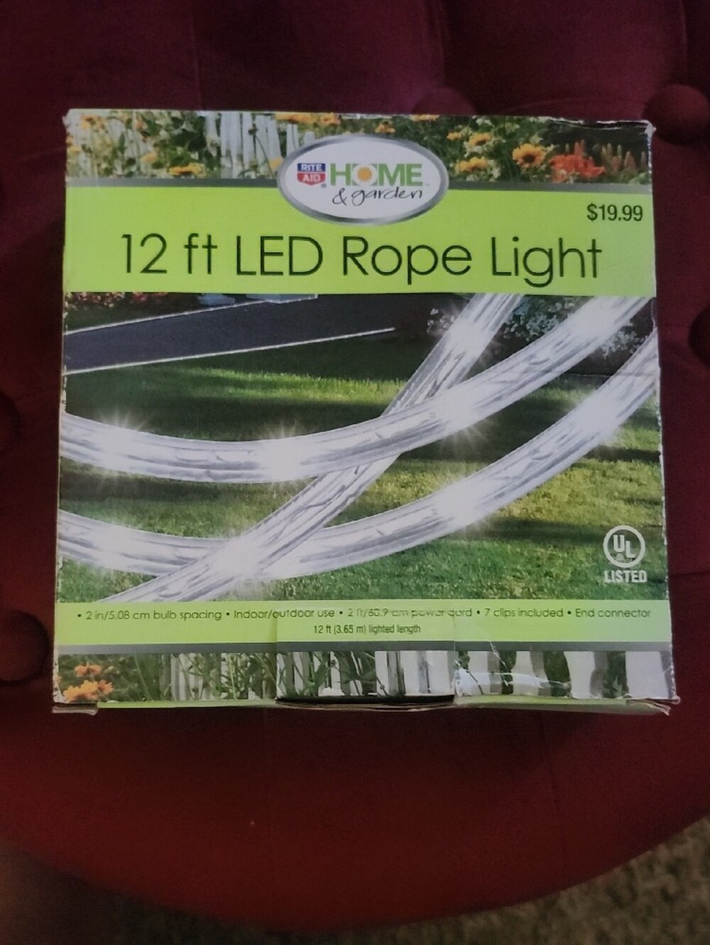 LED Rope Light 12 Foot New In Package - Picture 4 of 7